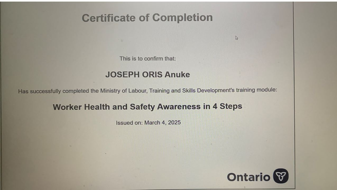 Certificate Document